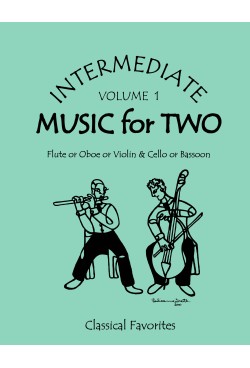 Intermediate Music for Two Volume 1 Flute or Oboe or Violin & Cello or Bassoon 47001FS