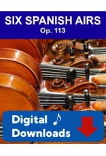 Six Spanish Airs - Duets for Strings - Choose Your Instrumentation! - Digital Download