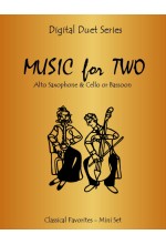 Music for Two - Alto Saxophone & Cello or Bassoon 46701DD