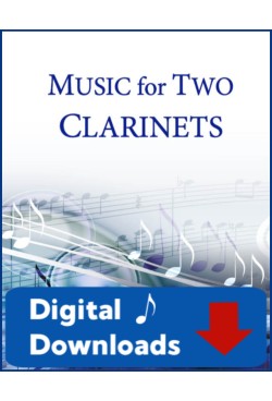 Music for Two Clarinets - Choose a Volume! Digital Download