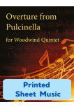 Overture from Pulcinella - Woodwind Quintet - 25004 Printed Sheet Music