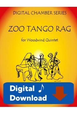 Zoo Tango Rag - Woodwind Quintet by Shelley Rink 25006DD Digital Download