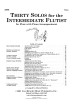 Thirty Solos for the Intermediate Flutist Flute and Piano 40008