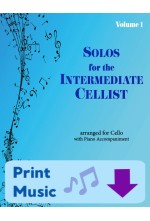 Solos for the Intermediate Cellist Volume 1 Cello and Piano 40030