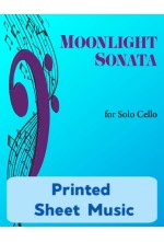 Moonlight Sonata for Solo Cello - 40059 Printed Sheet Music