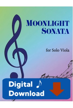 Moonlight Sonata for Solo Viola - 40060 Digital Download
